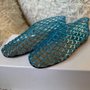 The Row Mara Flat Loafers Electric Blue Sz 36.5 EU / 6.5 US